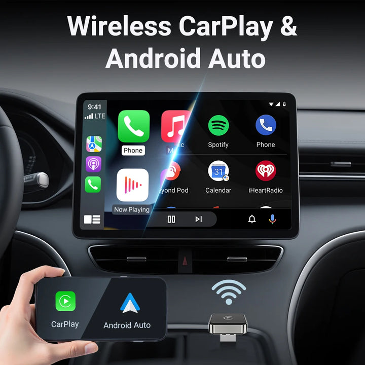 Kabelgebundener zu kabelloser CarPlay-Adapter
