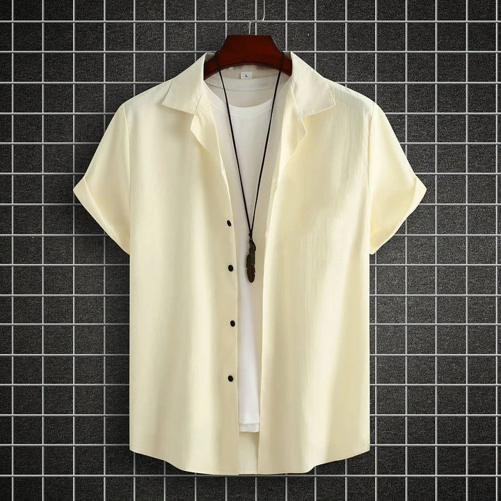 HawaiianMen’s Shirts 3D Solid Color Print Loose Oversized Shirts and Shirts High Quality Men’s Beach Party Sweatshirts Stylish