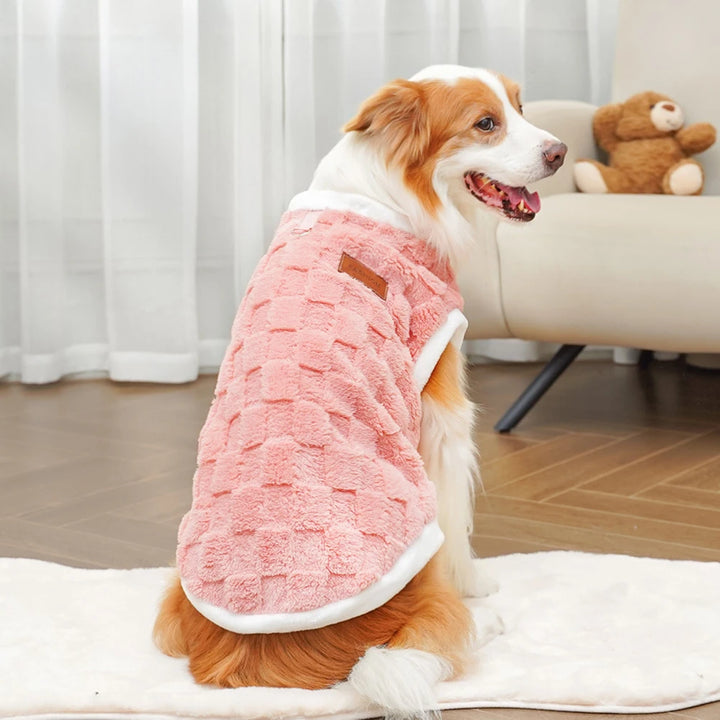 CanineComfort™ Flannel Dog Coat