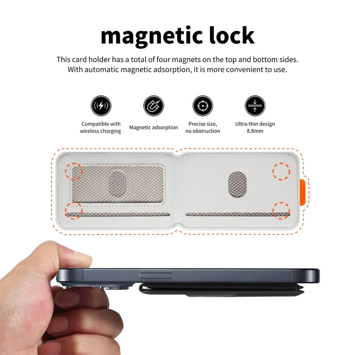 EliteMag™ Leder-iPhone-Geldbörse