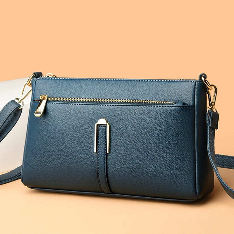 Women’s Luxury Leather Shoulder & Crossbody Bag – Designer 2024