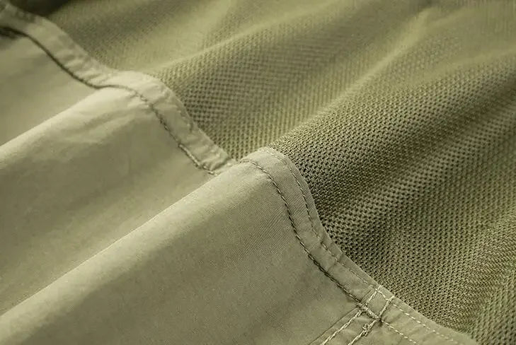 New Summer Male Thin Breathable Comfortable Cargo Shirts Men Outdoor Long sleeves Quick Drying Waterproof Tooling Shirts 5XL