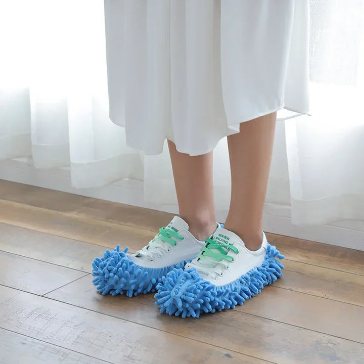 CleanStep™ 2-in-1 Wischmopp-Hausschuhe