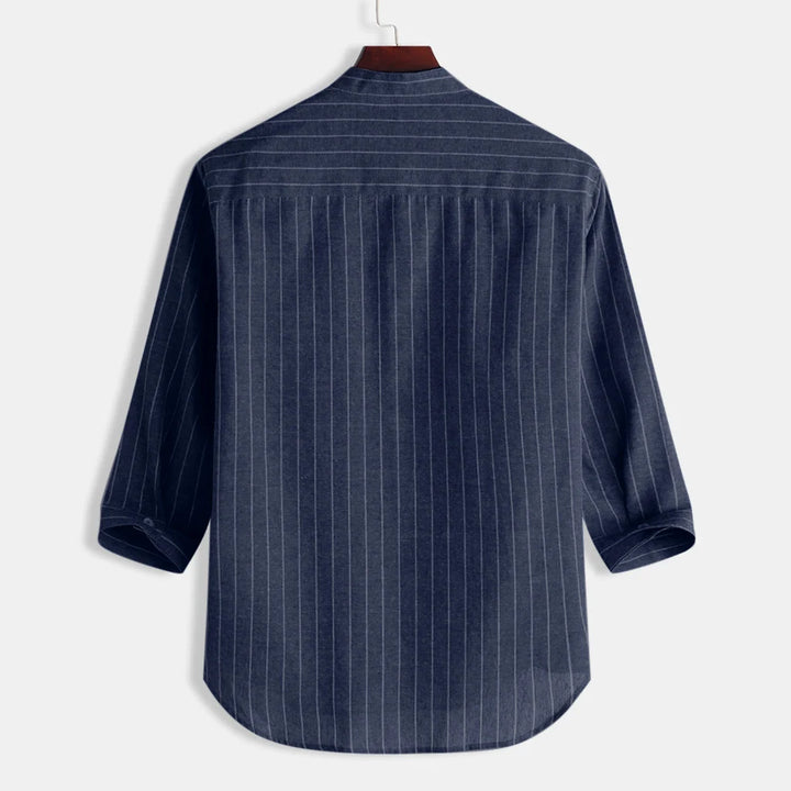 Linen Shirt Men Brief Breathable Comfy Solid Color Long Sleeve Loose Harajuku Casual Blouse Hawaiian Shirt Camisa Masculina 2022