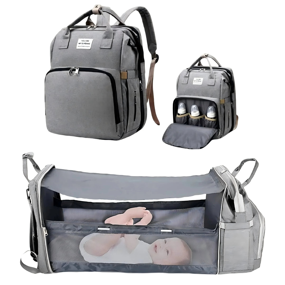 BabyFlex™ Foldable Diaper Bag & Changing Backpack