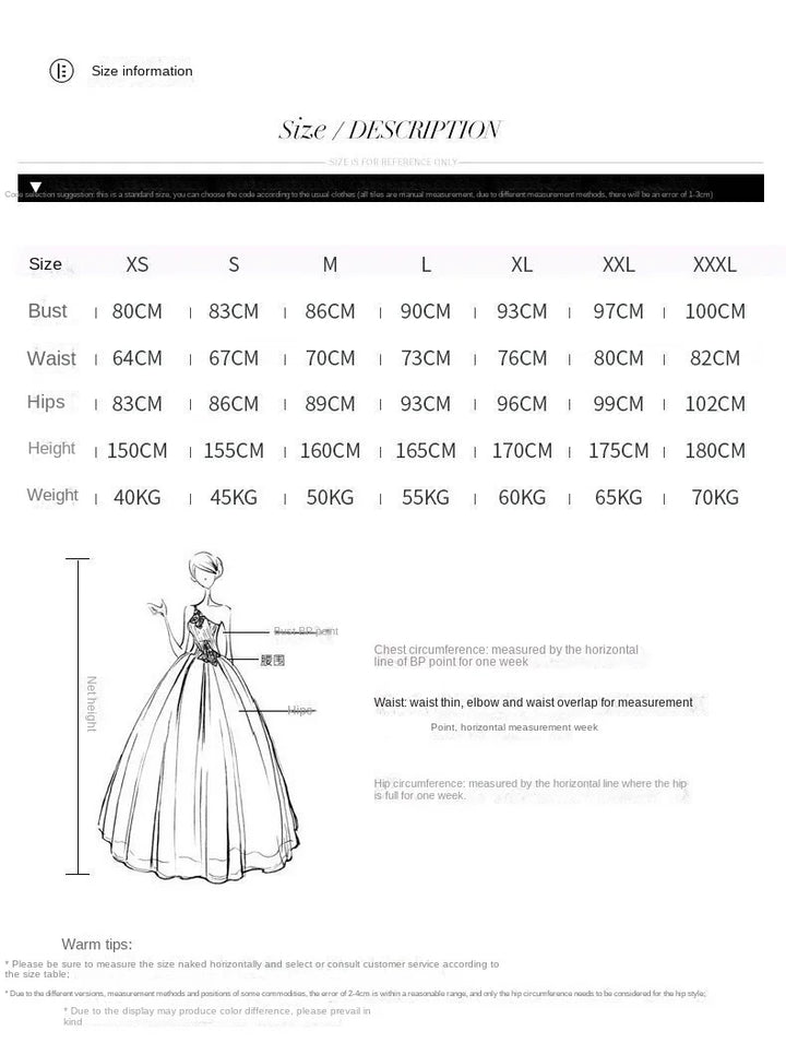 Evening Gown Dress For Women 2025 New High-end Light Luxury Niche Heavy Industry High-end Sense Elegant Temperament Host Dress