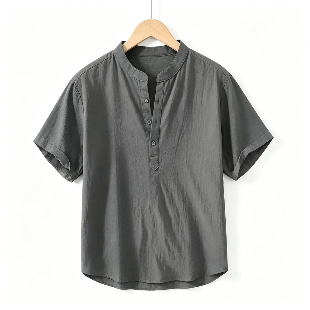 Linen Shirt Men Brief Breathable Comfy Solid Color Long Sleeve Loose Harajuku Casual Blouse Hawaiian Shirt Camisa Masculina 2022