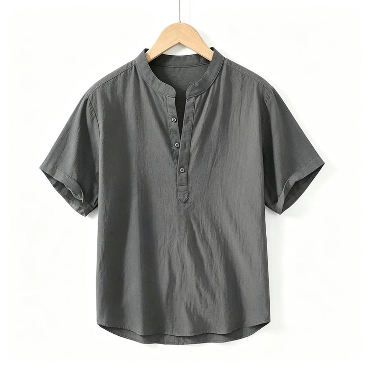 Linen Shirt Men Brief Breathable Comfy Solid Color Long Sleeve Loose Harajuku Casual Blouse Hawaiian Shirt Camisa Masculina 2022
