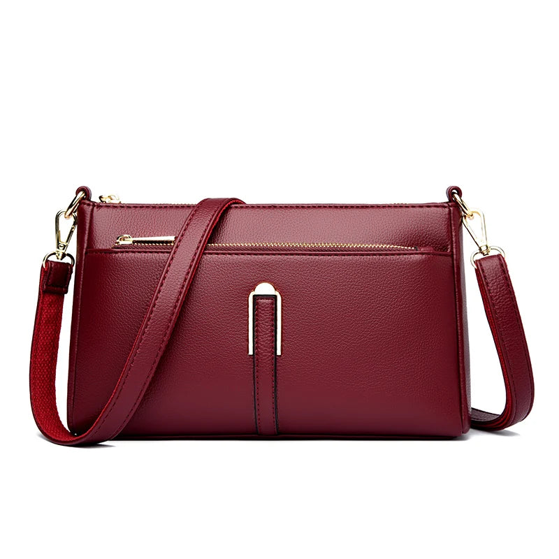 Women’s Luxury Leather Shoulder & Crossbody Bag – Designer 2024