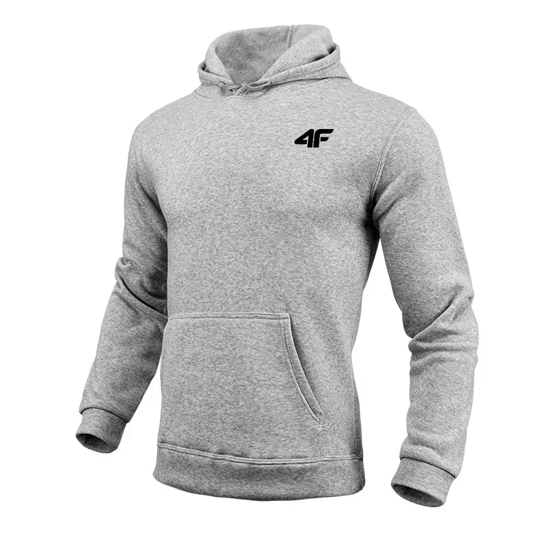Men’s All-Season Hooded Sweatshirt – Casual, Outdoor & Gym Jacket