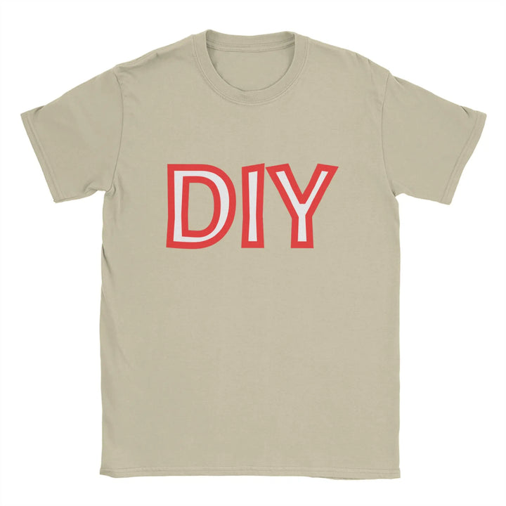 Men Women T-Shirts DIY Novelty Pure Cotton Tee Shirt Short Sleeve  T Shirts Round Collar Tops Plus Size Gift