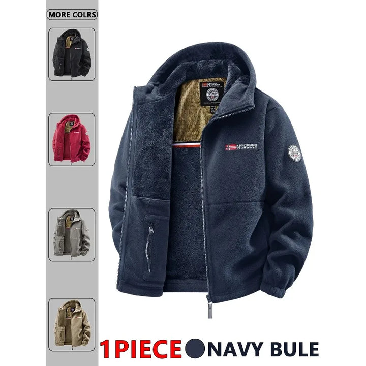 Men’s Hooded Outdoor Jacket – Versatile Autumn & Winter Wear