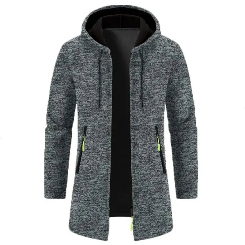 Men Sweatshirts Casual Hooded for Men with Zip Pockets Full Zip Long Sleeve Sweatshirt Sports Hooded Jacket Oversize Outerwear