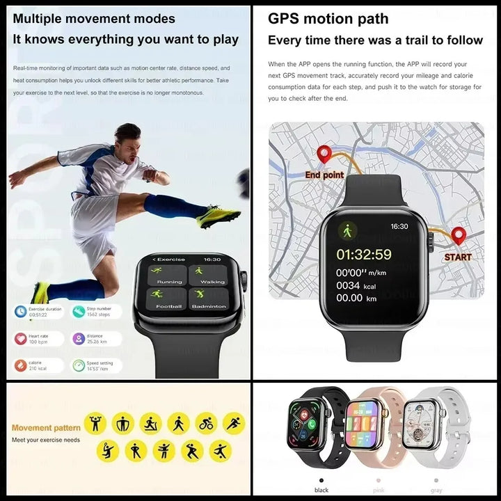 Apple Watch 10™ 2025 – Bluetooth-Anrufe, NFC, Fitness-Tracker