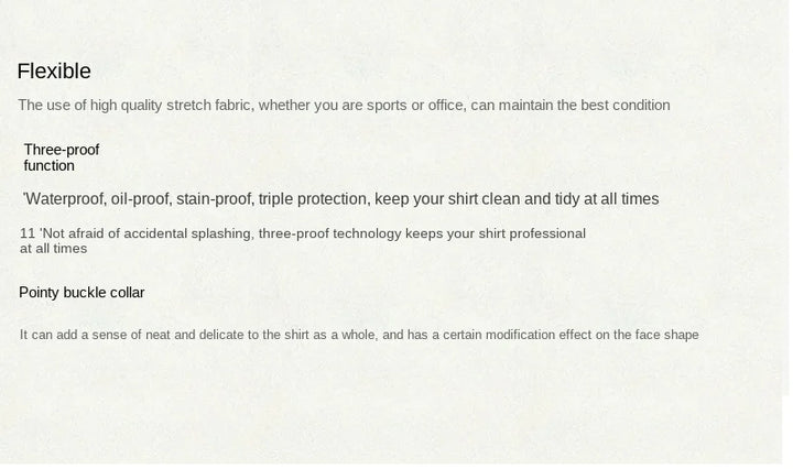 Business Non-ironing Long-sleeved Shirt British All-match Slim-fit Workplace Three-proof Skin-friendly Breathable Shirt Trendy
