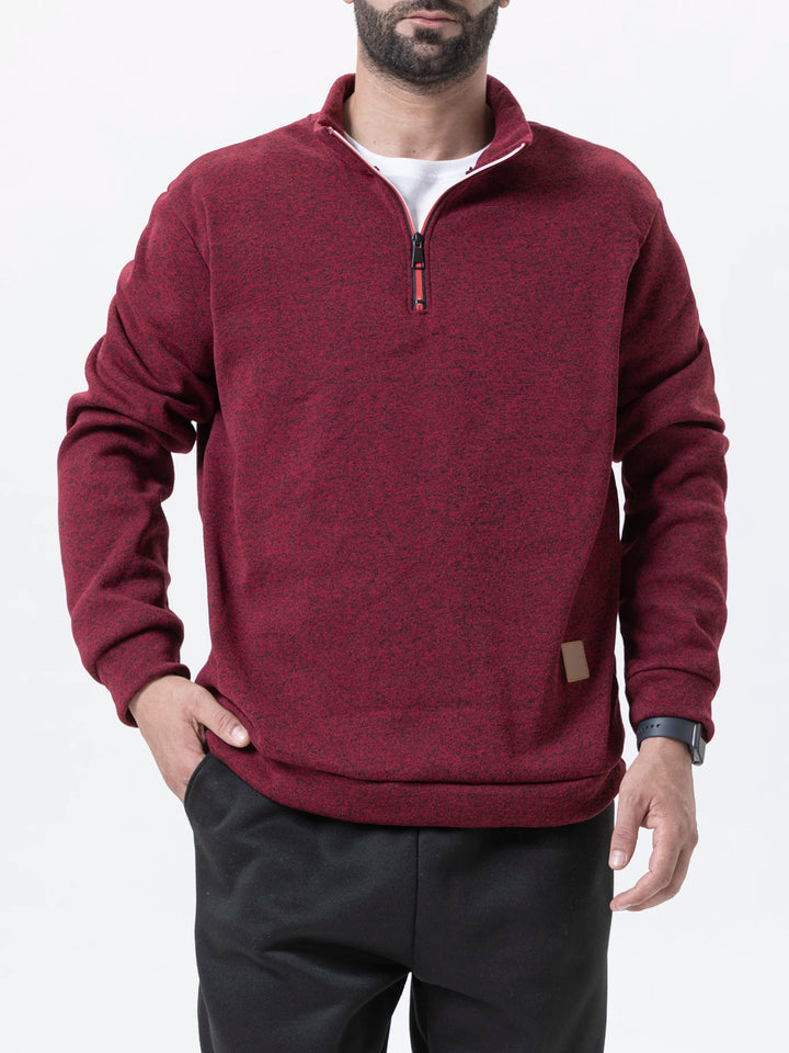 Men Sweatshirts Spring Thicker Pullover Half Zipper Pullover for Male Hoody Outdoor Sweatshir Autumn Solid Color Turtleneck Swea
