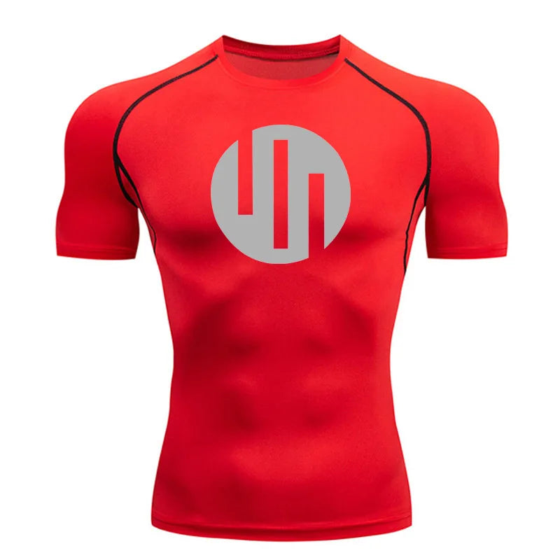 Men's Compression Shirts Long Sleeve Workout Gym T-Shirt Running Top Cool Dry Sports Baselayer Undershirts Sun Protection Skin