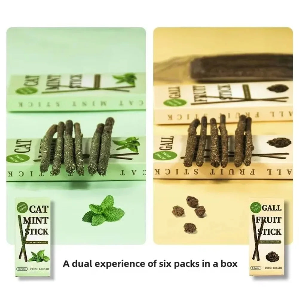 PawJoy™ Silvervine Katzenstäbchen – Zahnreinigung &amp; Spielspaß