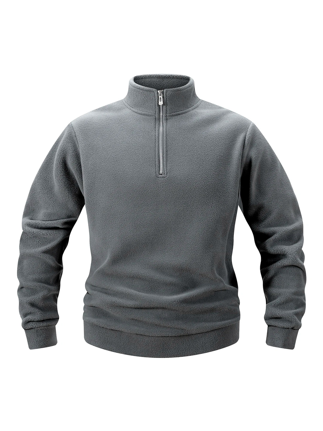 2025 Men Casual Fleece Sweatshirts Tops Men Sport Classic Stand Collar Sweatshirts Men’s Quarter Zip Hoodie Basic Pullover 3XL
