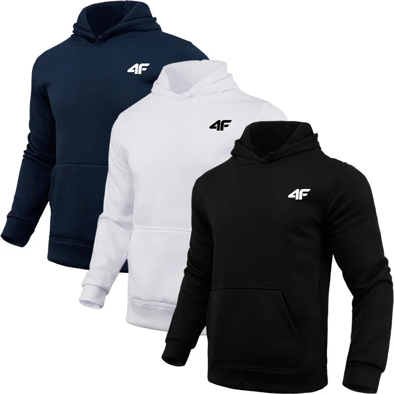 Men’s Hooded Sweatshirt – All-Season Casual Outdoor & Gym Jacket