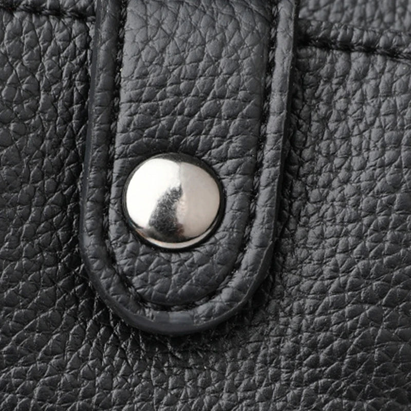 حقيبة كتف وحقيبة كروس نسائية من الجلد الصناعي - سعة كبيرة