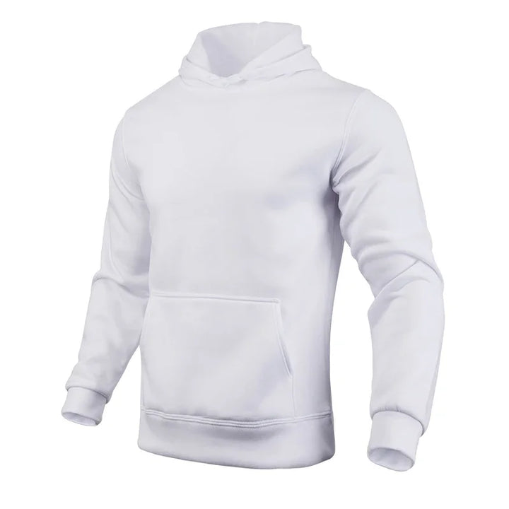 Men’s Hooded Sweatshirt – Sports Casual Fashion, Daily Comfort