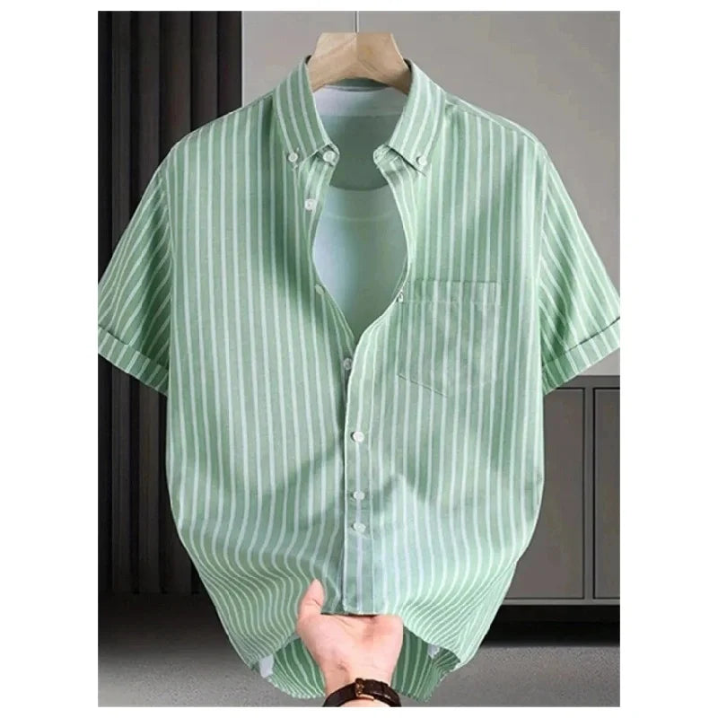 Hawaii Shirts 3d Print Men's Short Sleeve Blouse Holiday Party Tops Oversized Tee Shirt For Men Clothing Harajuku Camisa Lapel