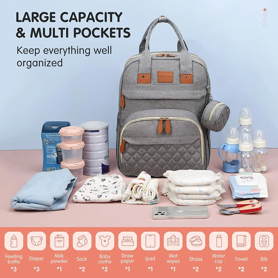 BabyFlex™ Foldable Diaper Bag & Changing Backpack