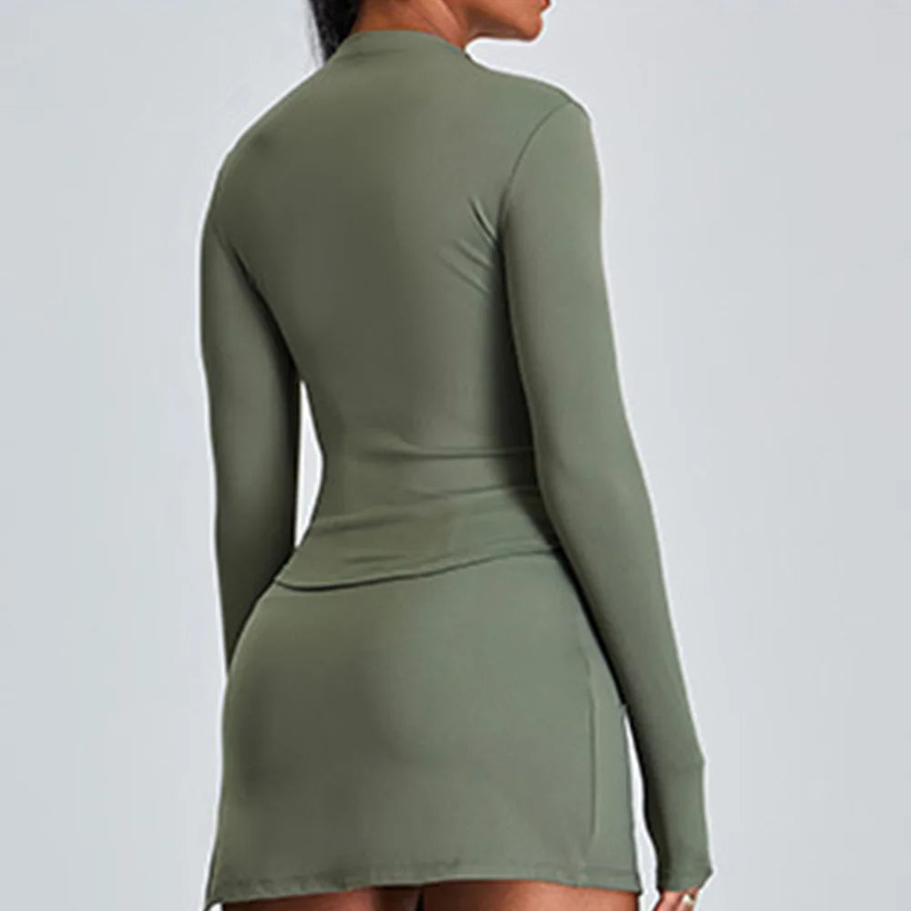 Yoga Shirts For Women Long Sleeve Fitness Long Sleeve Running Gym Clothes Workout Dry Fit Breathable High Elastic Sports Top