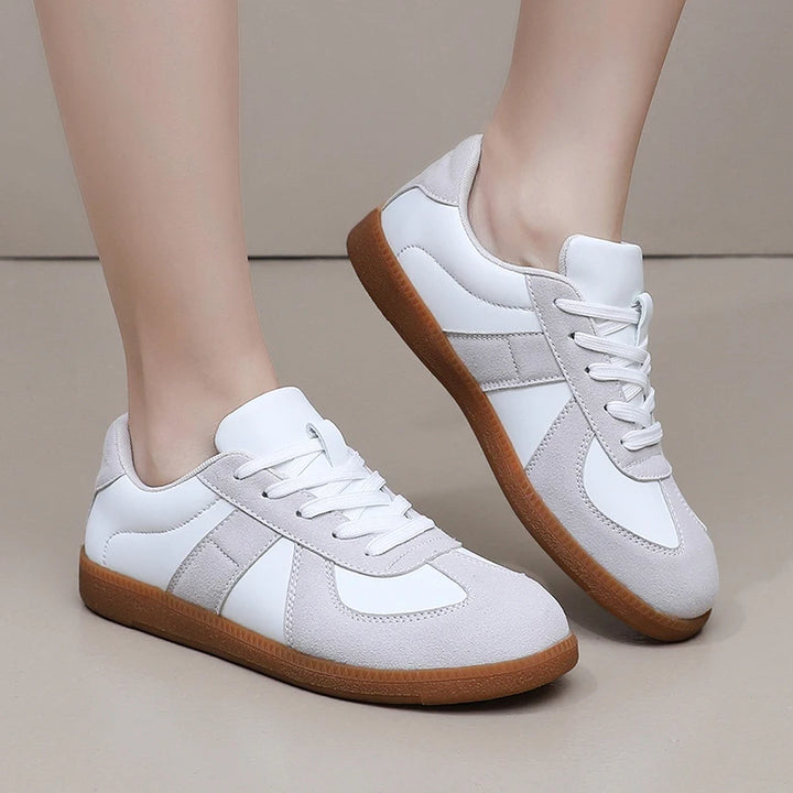 Women’s Casual Breathable Walking Sneakers – Flat Gym Shoes