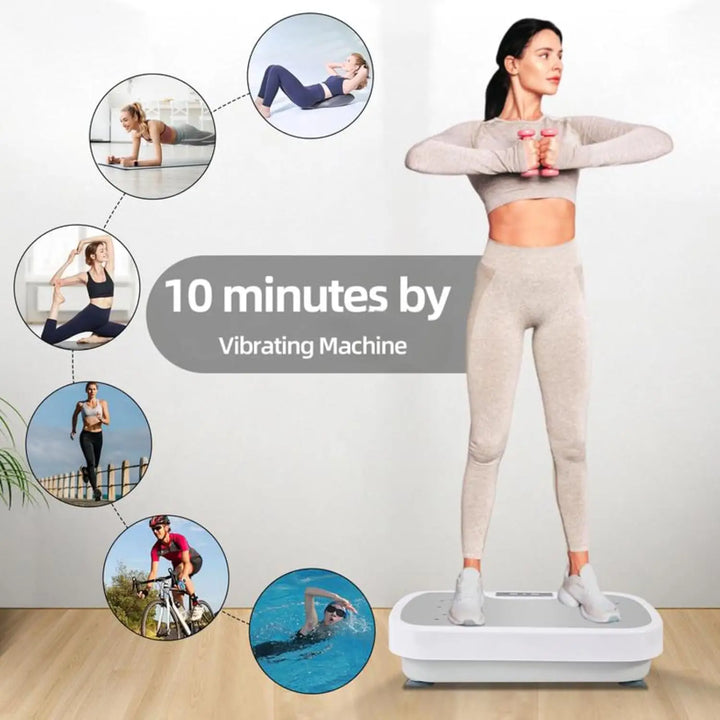 BodyTone™ Vibrationsplattform für Zuhause – Grau