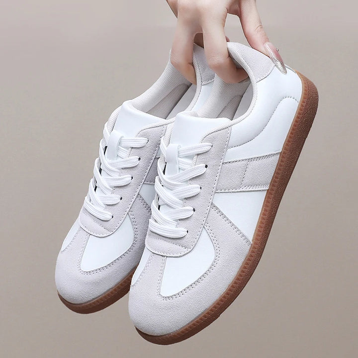 Women’s Casual Breathable Walking Sneakers – Flat Gym Shoes