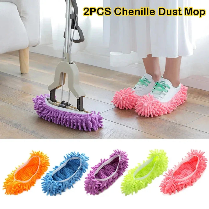 CleanStep™ 2-in-1 Wischmopp-Hausschuhe