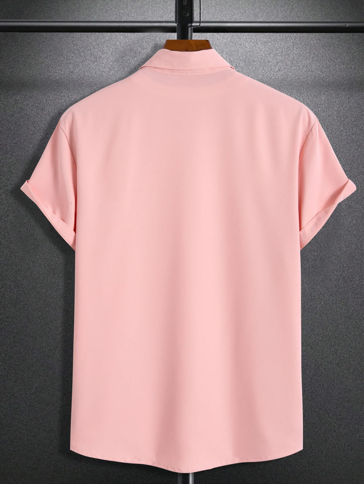 Men's Short-Sleeved Shirt Muscle Men's Fitness Shirt Summer Men's Sports Elastic Breathable Slim Show Muscle Short-Sleeved Shirt