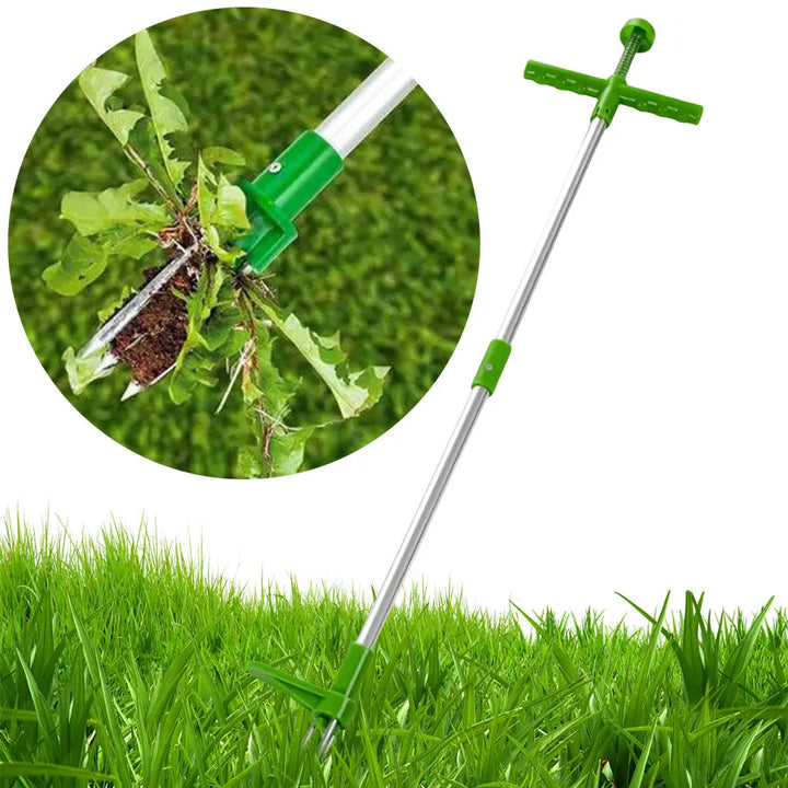 GrassMaster™ Fußpedal-Unkrautentferner mit 3 Krallen