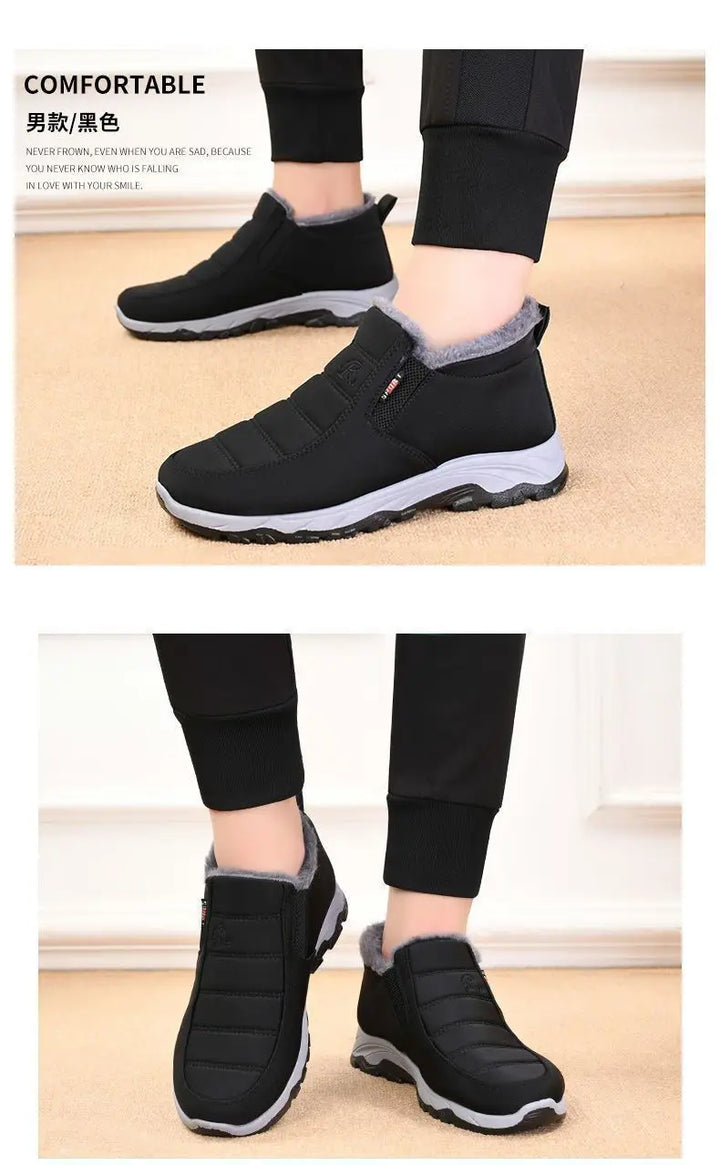 Men's Shoes Autumn Winter Casual Cotton Warm Wear Resistant Chunky Sole Affordable Free Shipping