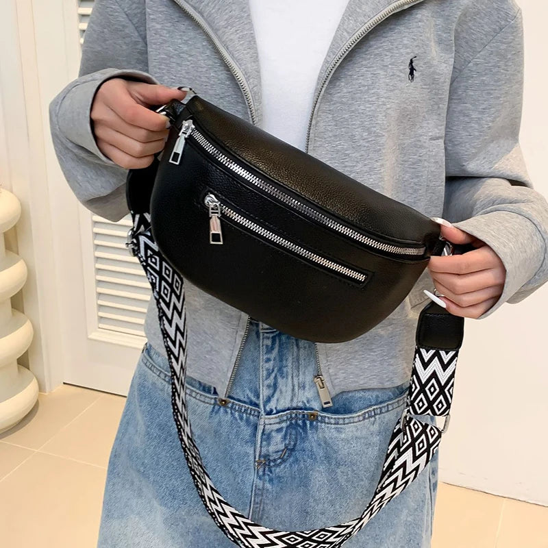 حقيبة كروس بودي وخصر للجنسين - أنيقة ومتعددة الاستخدامات