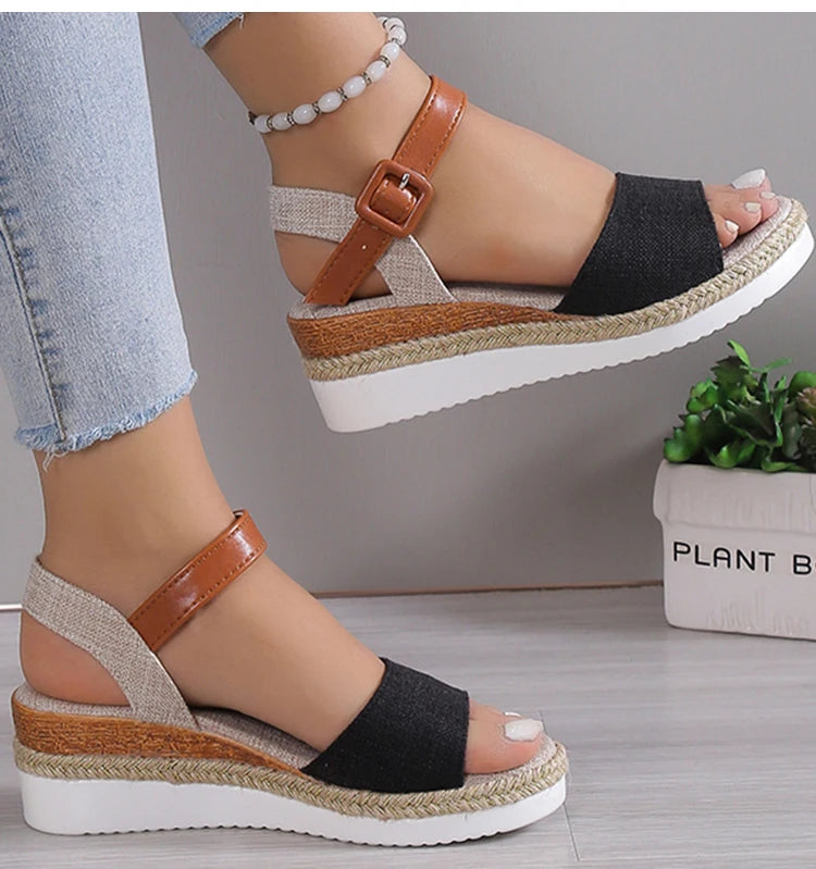 Women’s Wedge Sandals – Casual Elegant Soft Summer Shoes