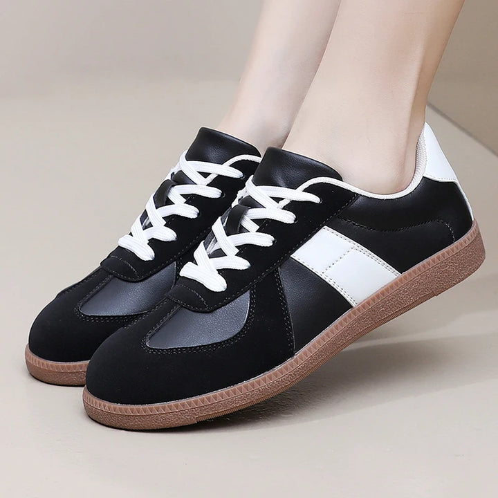 Women’s Casual Breathable Walking Sneakers – Flat Gym Shoes