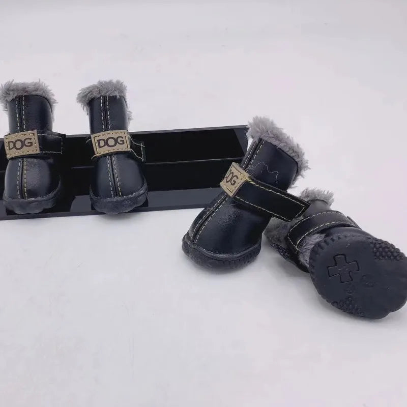 PawComfort™ Wasserdichte Hunde-Winterstiefel – 4 Stück