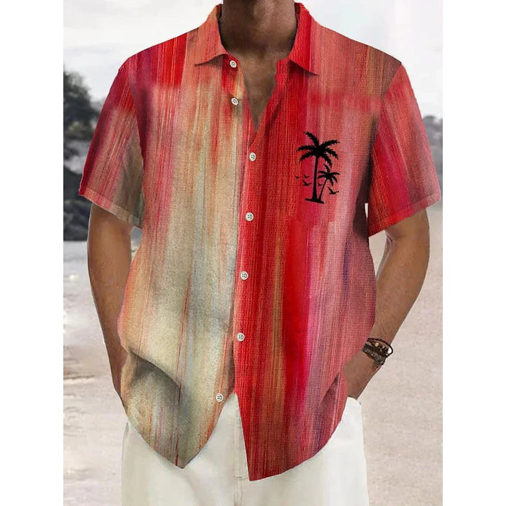 Hawaiian Shirts For Men Short Sleeve Tops New Coconut Treeo Graphic 3d Shirt Fashion Streetwear 5XL Summer Clothing Men's Blouse