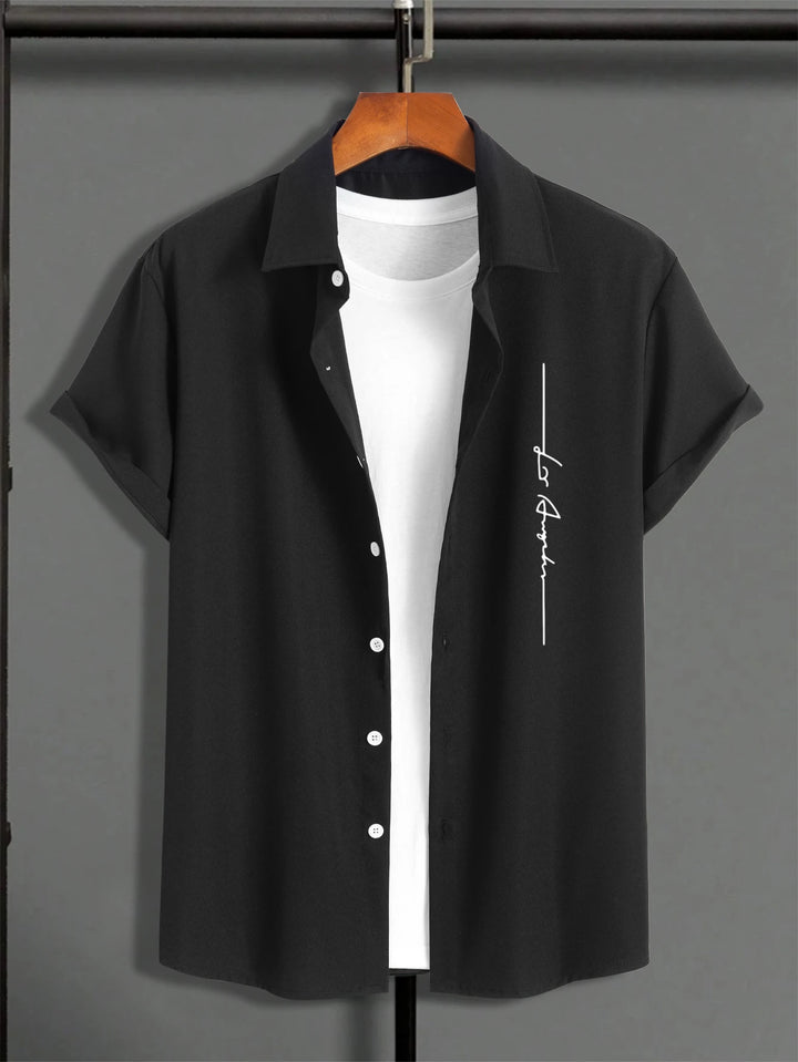 Men's Short-Sleeved Shirt Muscle Men's Fitness Shirt Summer Men's Sports Elastic Breathable Slim Show Muscle Short-Sleeved Shirt