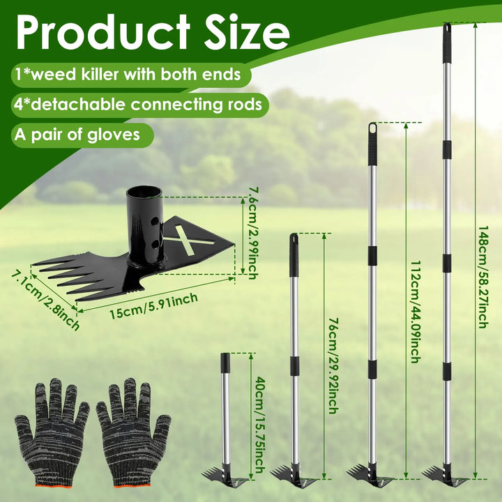 SoilPro™ Gartenfilz- und Laubharken