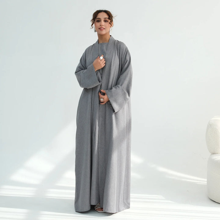 Muslim Women Modest Dress Kimono Cardigan Dubai Abaya Turkey Kaftan Femme Musulmane Vestidos Ramadan Eid Islam Jalabiya Kebaya