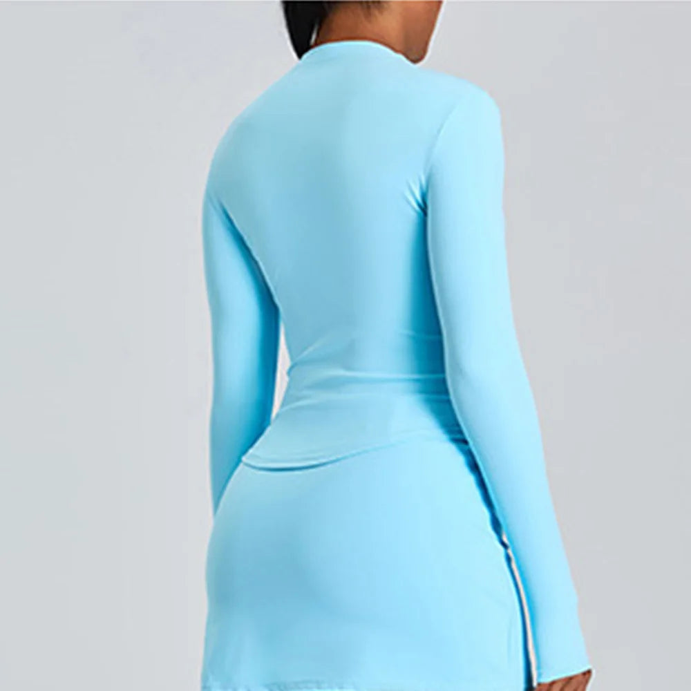Yoga Shirts For Women Long Sleeve Fitness Long Sleeve Running Gym Clothes Workout Dry Fit Breathable High Elastic Sports Top