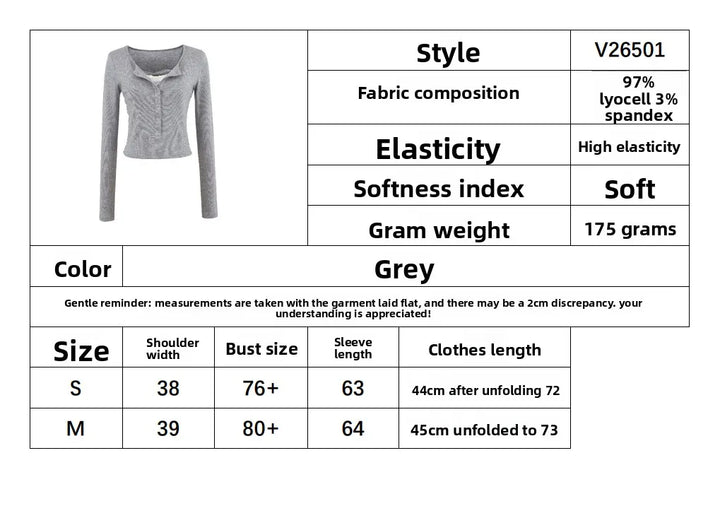 High Strecth T-shirts for Women Long-sleeved Lace Cardigan with Suspenders