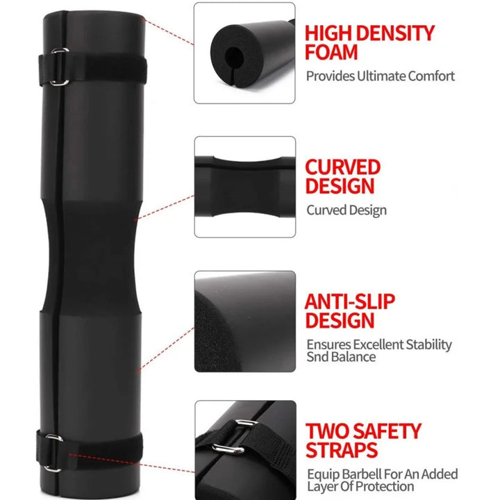 وسادات الكتف الإسفنجية LiftPro™ - تمارين القرفصاء، ورفع الأثقال، ورفع الورك