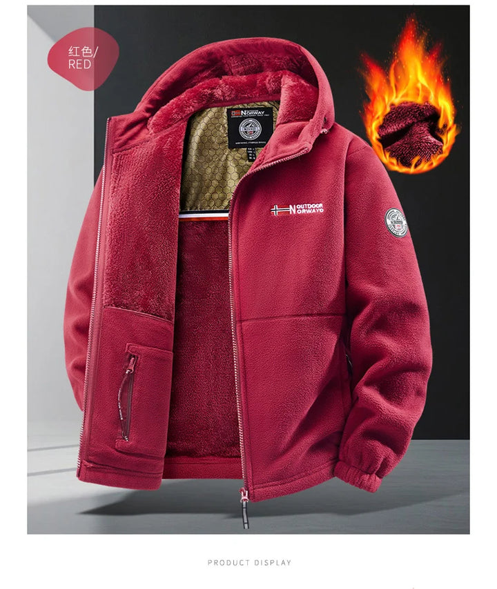 Men’s Hooded Outdoor Jacket – Versatile Autumn & Winter Wear