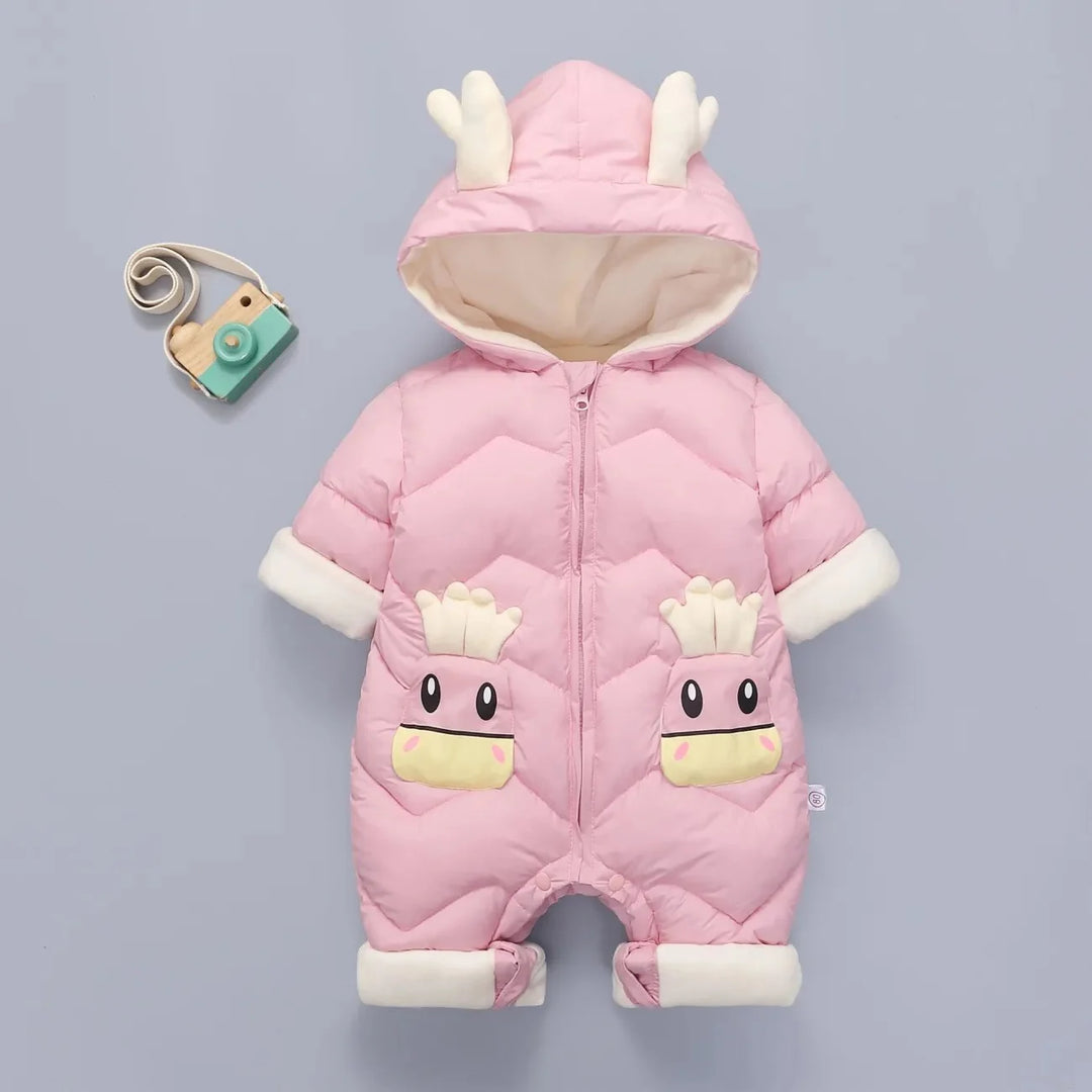 OLEKID™ Plüsch-Wintermantel für Babys | Warmer Schneeanzug 0-2 Jahre