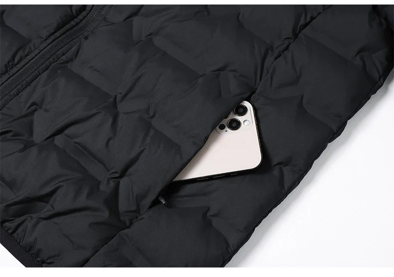 Unisex Hooded Ski Jacket – Waterproof Windproof Winter Snowboard Coat